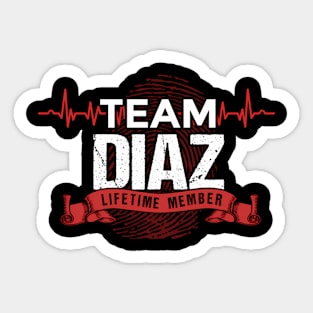 Diaz Team Family Reunions Dna Hebeat Sticker